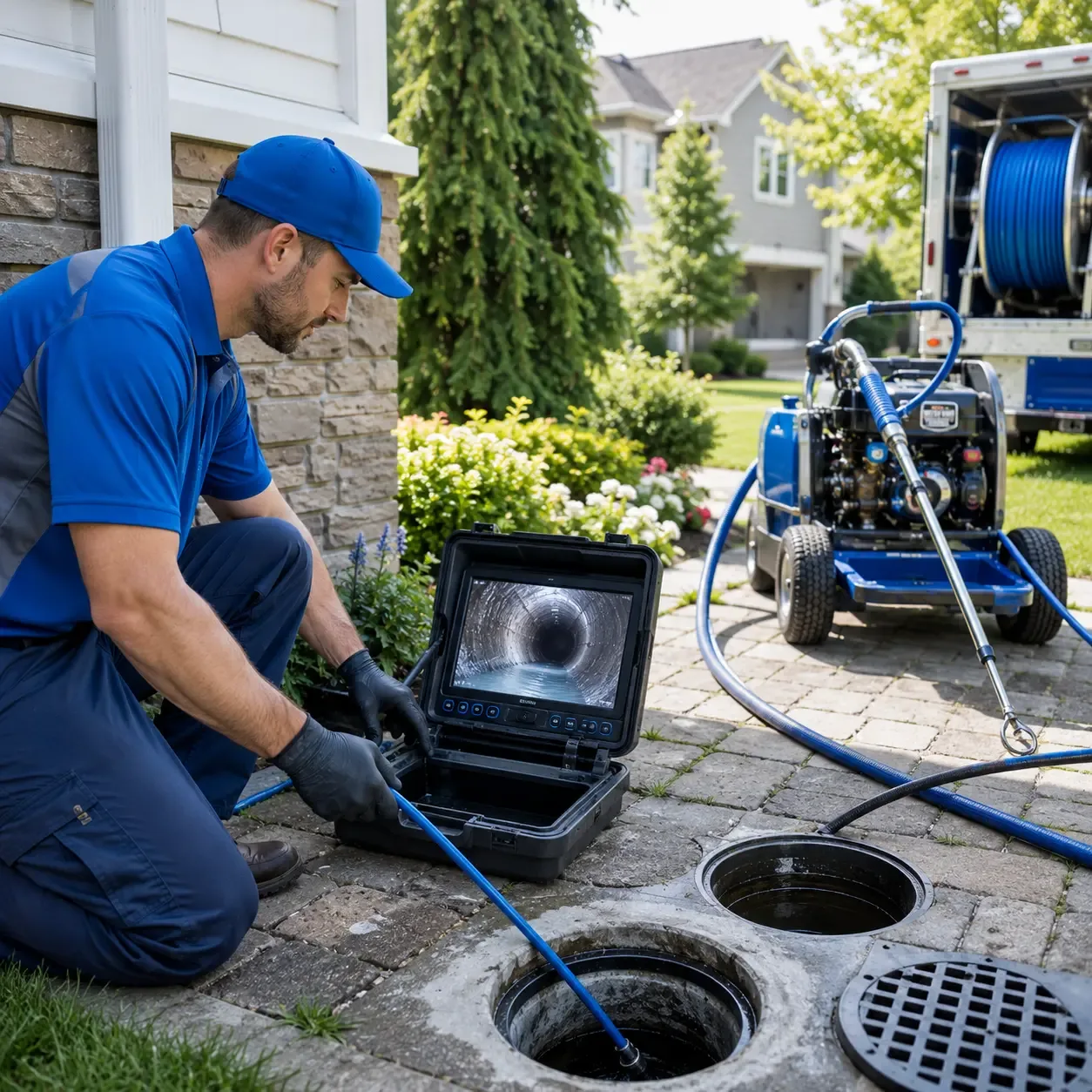 Outdoor drain cleaning professionals serving Wayland, MA
